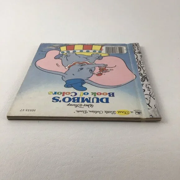 First Little Golden Book Disney Dumbo's Book Of Colors Vintage 1988 Storybook - Picture 6 of 7